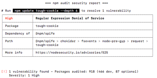 Npm Blog Archive Npm Audit Identify And Fix Insecure Dependencies